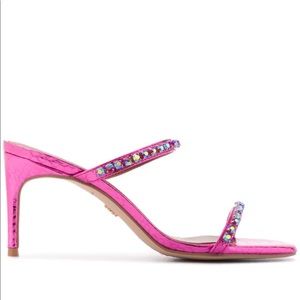 Kurt Geiger Priya Pink Crystal Embellished Sandals